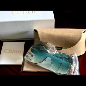 Chloé Women's Curtis Oversized Acetate And Metal Sunglasses